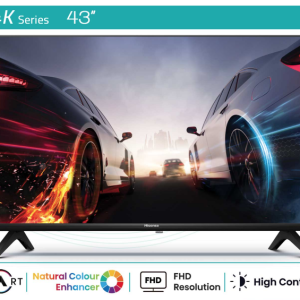 تلویزیون 43 اینچ هایسنس مدل A4K | کیفیت تصویر Full HD و سیستم عامل VIDAA